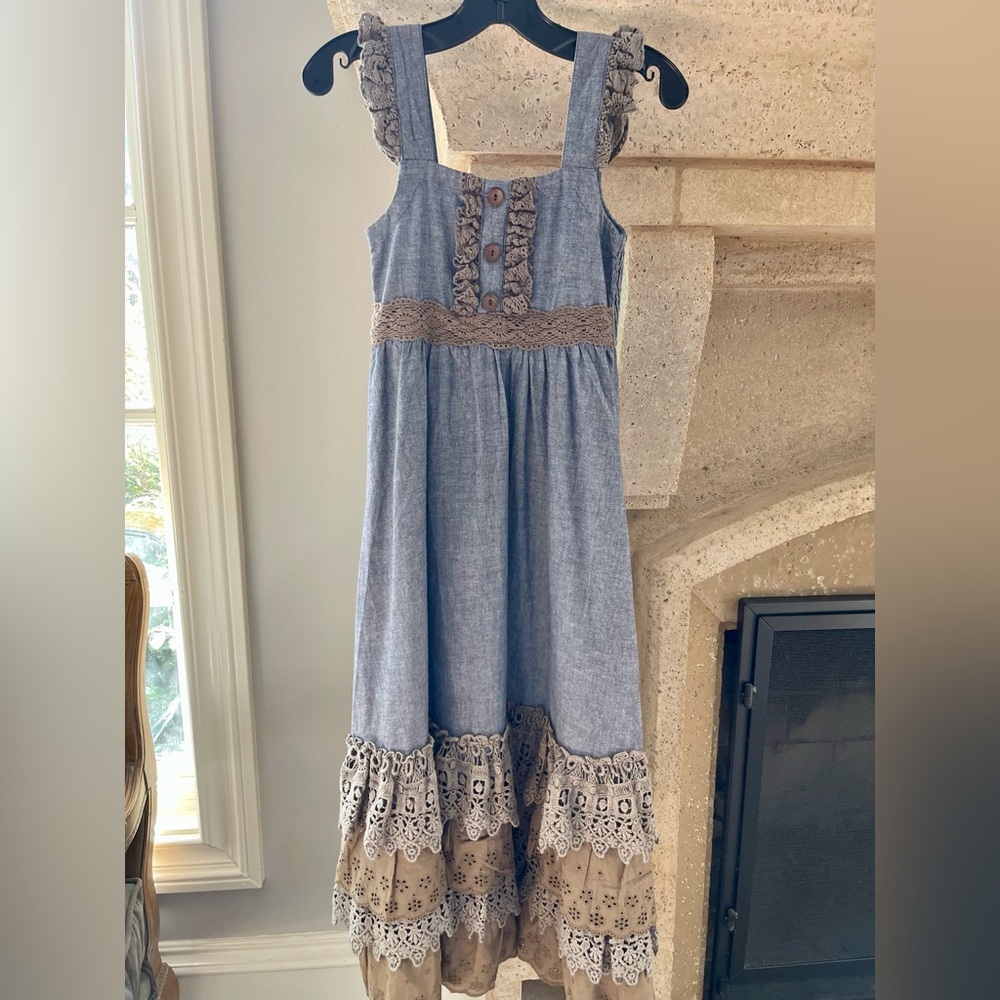 Mustard Pie Denim Kids Dress